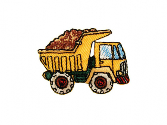 Applikation Kipper, klein Aufbügeln xMini cm 