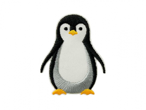 Applikation Recycl-Patch Pinguin Aufbügeln xMidi cm 