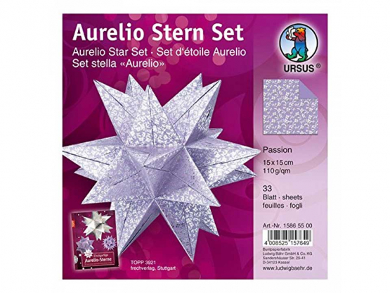 AURELIO STERN PASSION 110G.10x10CM,SILBER