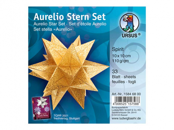 AURELIO STERN SPIRIT 110G.10x10CM,GOLD