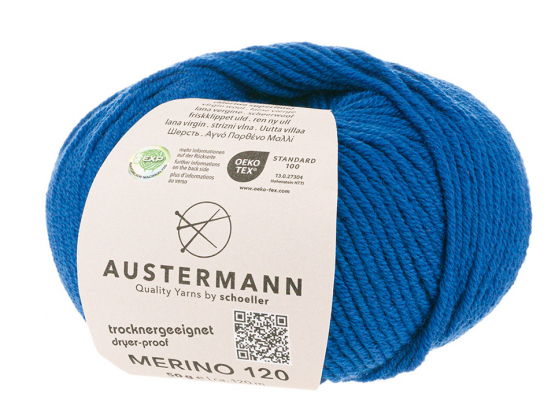 Austermann Merino 120 EXP Farbe 132 royal