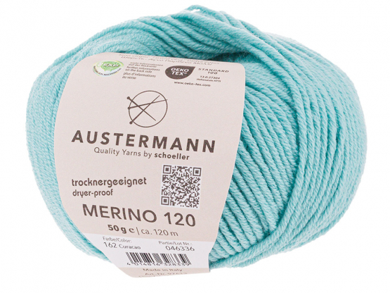 Austermann Merino 120 EXP Farbe 162 curacao