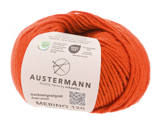 Austermann Merino 120 EXP Farbe 167 teracotta