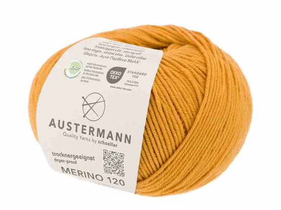 Austermann Merino 120 EXP Farbe 168 gold