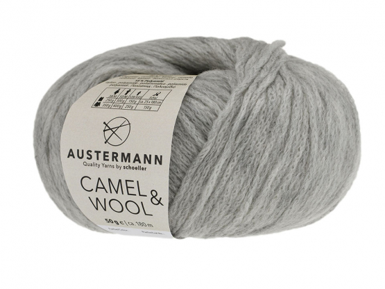 Austermann Wolle Camel & Wool silber