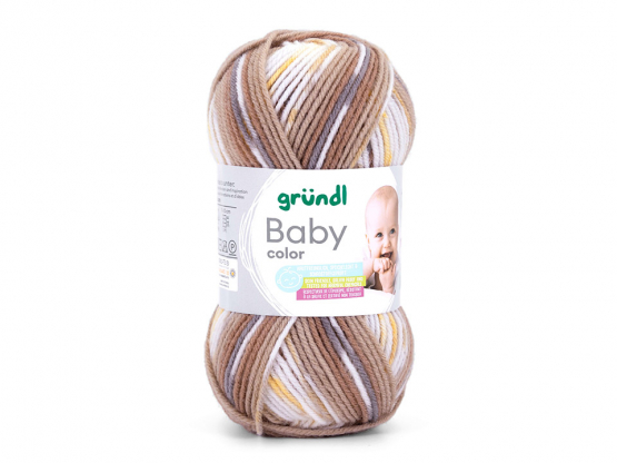 Baby color Farbe 11 nougat-zinn-bernstein-weiß