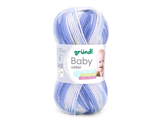 Baby color kornblume-himelblau-blassgelb-weiß