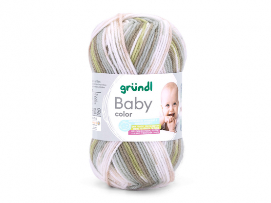 Baby color moos-natur-jade-weiß