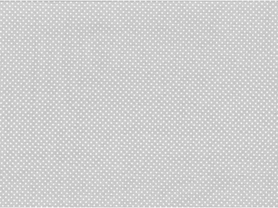 Baumwollstoff bedruckt 145cm weiß-grau-Pünktchen 