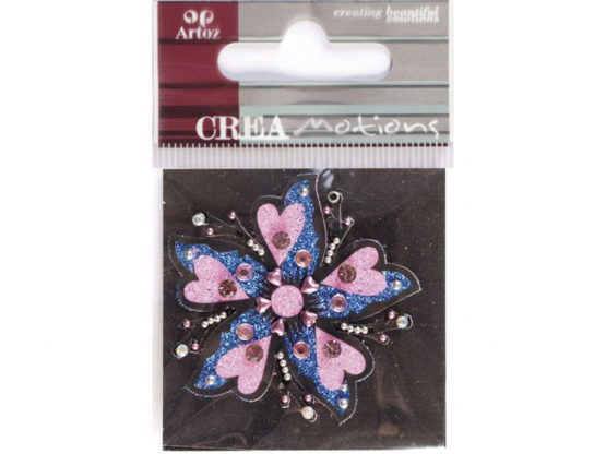 Crea Motion: Blume pink-Stickers 