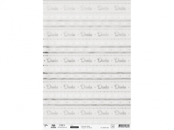 Creamotion Danke-A4, transparent, 5er Pack 