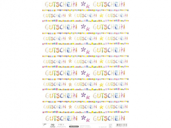 Creamotion Gutschein-A4, selbstkl., 210x300mm, 200gm2 