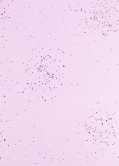 CREApop® Brilliant-Papiervlies rosa/silber, 25 cm 
