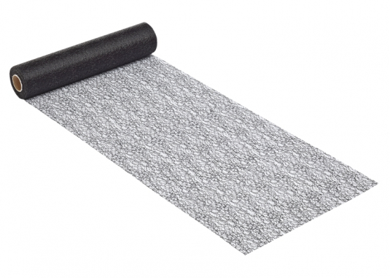 CREApop® Crackle Vlies 28 cm breit, schwarz 
