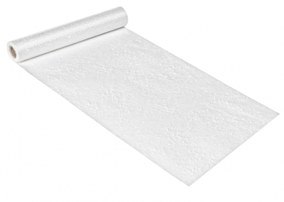 CREApop® Dekostoff Organza-crackle, 28 cm breit, weiss 