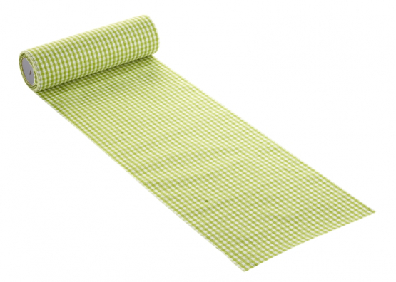 CREApop® Karo-Tischband 20 cm breit, hellgrün 