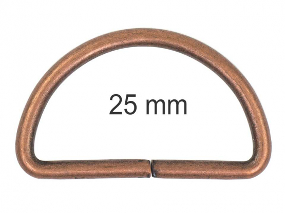 D-Ring 25 mm kupfer 