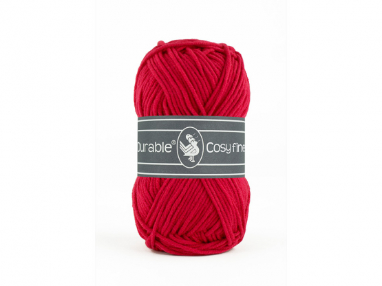 Durable Cosy Fine Deep red