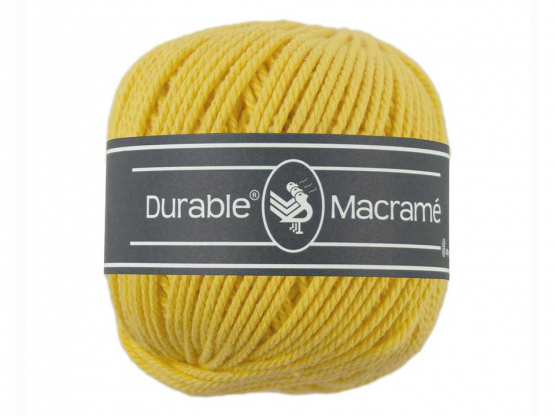 Durable Makramee Bright yellow