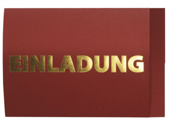 Etui Cards baccara Einladung