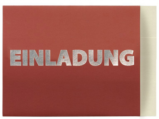 Etui Cards weinrot Einladung