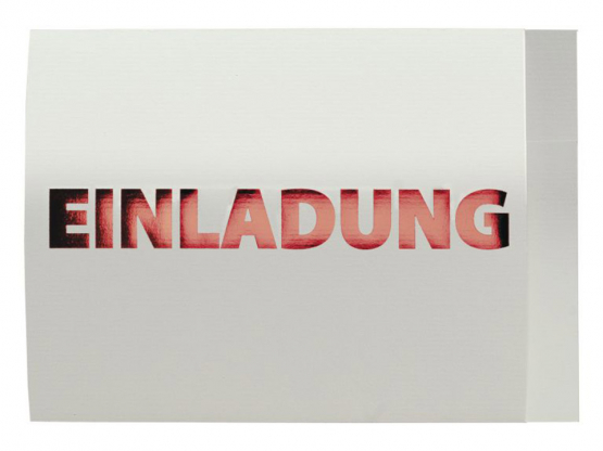 Etui Cards weiss Einladung