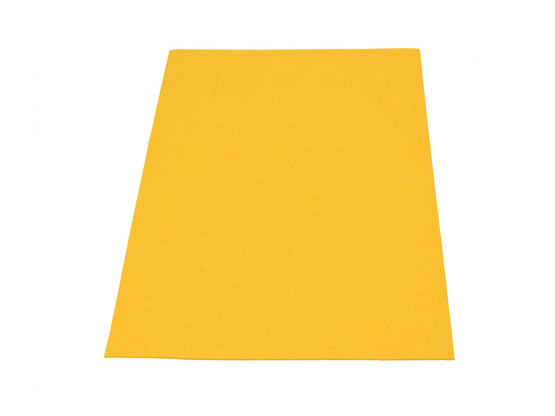 Filzplatte für Deko 30 x 45 cm 3 mm gelb