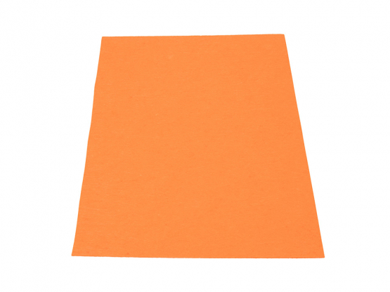 Filzplatte für Deko 30 x 45 cm 3 mm orange