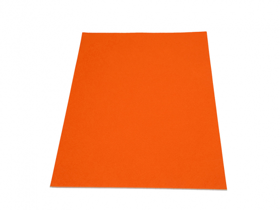Filzplatte für Deko 30 x 45 cm ,2 mm orange