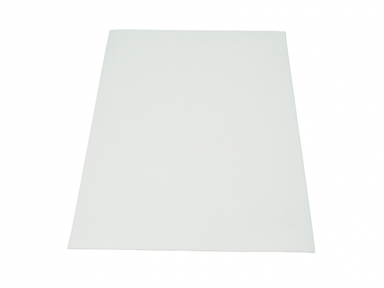 Filzplatte   1 mm 20 x 30 cm weiß