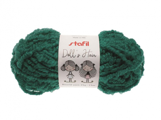 Garn Boucle Dolls Farbe 6 grün