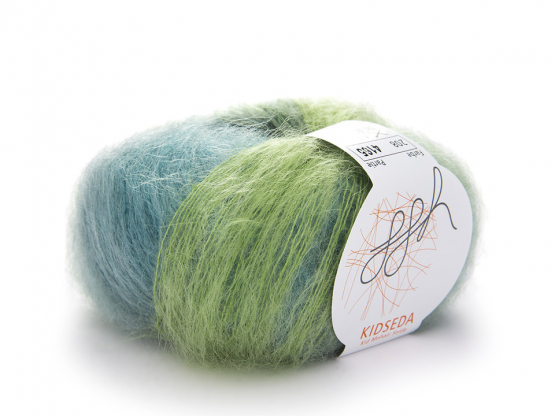 ggh Wolle Kidseda Farbe 208 grün-türkis-meliert