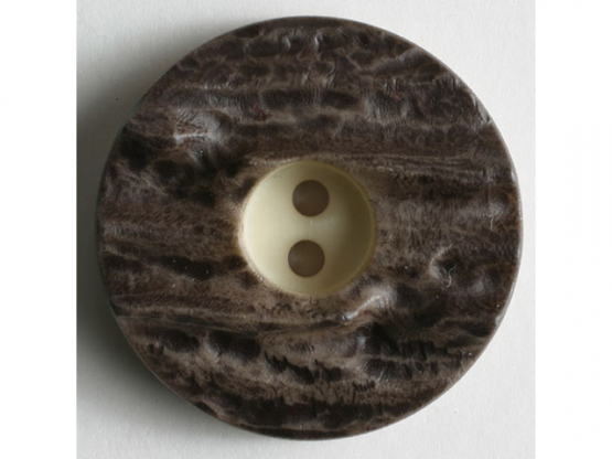 Hirschhornimitat - Größe: 18mm - Farbe: braun - Art.Nr. 200787 