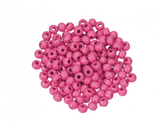 Holzperlen  ø 12 mm rosa