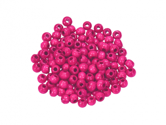 Holzperlen ø 4 mm pink