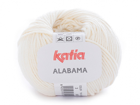 Katia Alabama Farbe 03 naturweiß