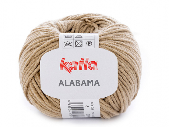 Katia Alabama Farbe 08 dunkelbeige