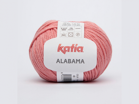 Katia Alabama Farbe 49 helles lachsrot