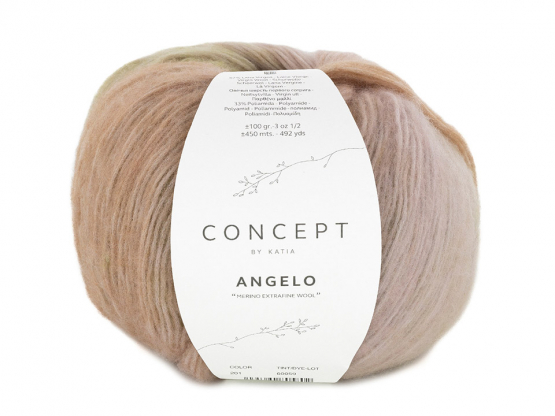 Katia Angelo Farbe 201 hellbraun-beige-hellrosa