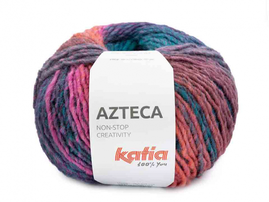 Katia Azteca 7893 petrol-fucsia