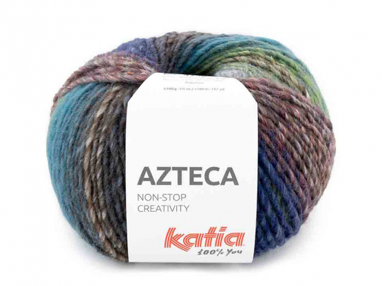 Katia Azteca 7895 blau-grün-rot 895 blau-grün-rot