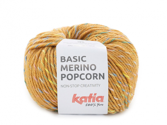 Katia Basic Merino Popcorn Farbe karamell-mehrfarben
