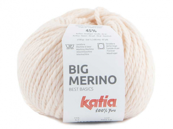 Katia Big Merino Farbe 57 sehr hellrosé