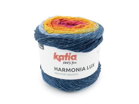 Katia Harmonia Lux Blau-Gelb-Brombeer
