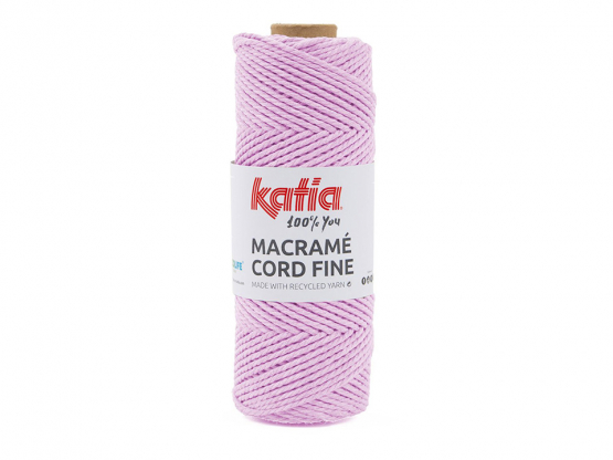 Katia Macrame cord fine flieder rosa