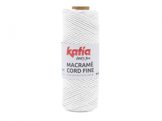 Katia Macrame cord fine weiss