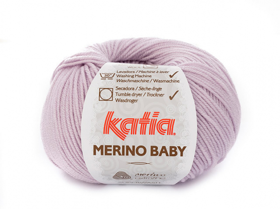 Katia Merino Baby Farbe 66 hellmalve