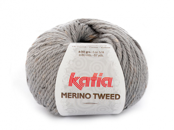 Katia Merino Tweed hellgrau