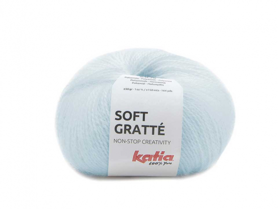 Katia Soft Gratté Farbe 80 himmelblau