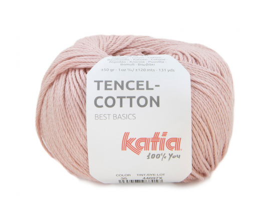 Katia Tencel-cotton mittelrosé